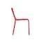 Flash Furniture Red All-Weather Armless Steel Dining Chair XU-CH-10318-RED-GG - alternate 7